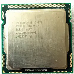 INTEL i7 870 (LGA1156 гнездо 2,93 ГГц) четырехъядерный процессор для рассасывания процессор для планшетов