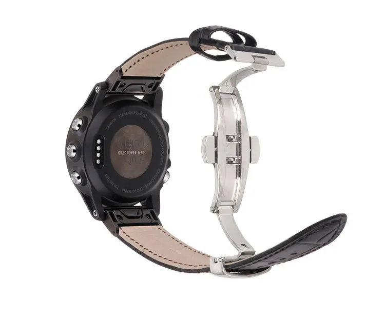 Кожаный ремешок для Garmin Fenix 5S/Fenix 5/Fenix 5X Смарт-часы полосы Quick Fit Браслет для Garmin Fenix 6/6 S/6X браслет