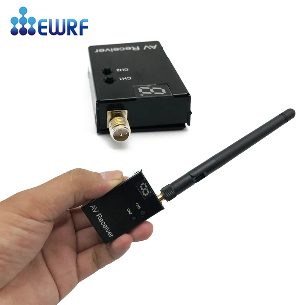 

1pcs EWRF FPV 5.8GHz 40CH 708R Receiver With A/V and Power Cables Transmitter Receiver For FPV Drone