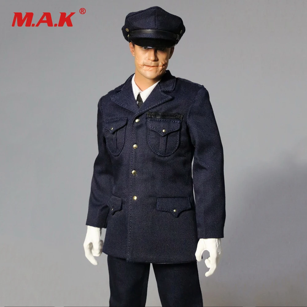 1/6 Batman Joker Police Head Sculpt + Dress Suit MOM0001 Fit 12 Male Action Figure Body Accessories Hot Toys
