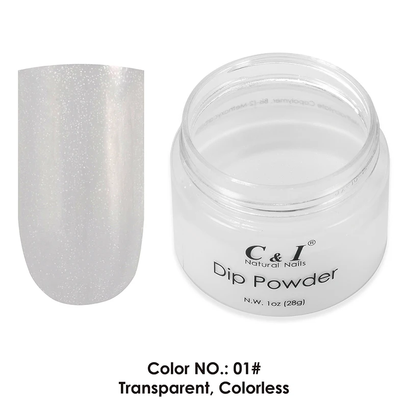 

28g Dipping Powder -Color NO.1# Transparent Colorless of Builder Color System