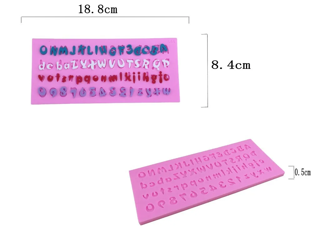 Английский надпись и цифра форма силиконовая форма для торта, кухня форма для выпечки для шоколадный кекс 3D помадка украшения торта инструменты