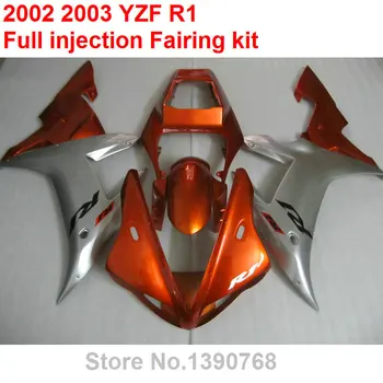 

Fairing kit for YAMAHA R1 2002 2003 wine red silver bodywork parts fairings set YZF R1 02 03 HZ13