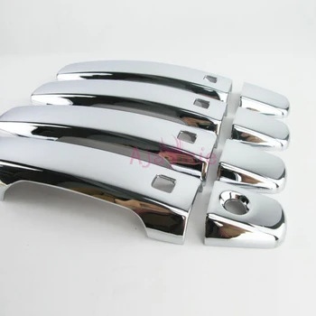 

2008-2015 Door Handle Cover With 4 Smart Key Holes Panel Trim Chrome Car-Styling For Toyota LC Land Cruiser 200 Accessories