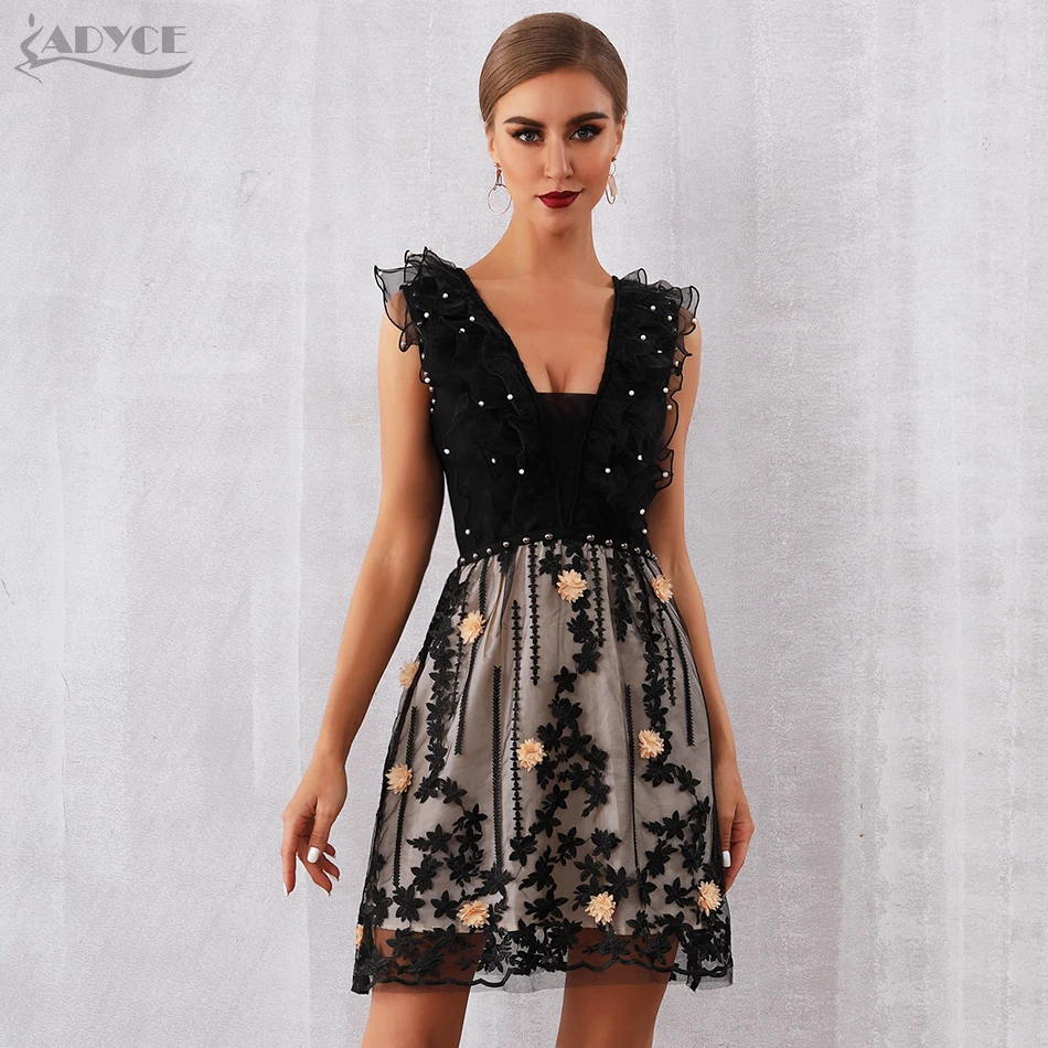 ADYCE летнее подиумное облегающее платье Vestidos Verano 2019 элегантное сексуальное