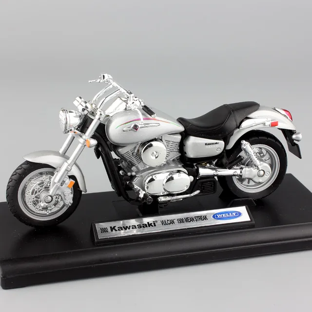 118 Scale Small Welly 2002 Kawasaki Vn Vulcan 1500 Mean Streak