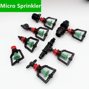 

Greenhouse Garden Microjet Sprinkler With 1/4" Connector Hanging Rotating Micro Nozzle Mushroom Dust Coolin M112