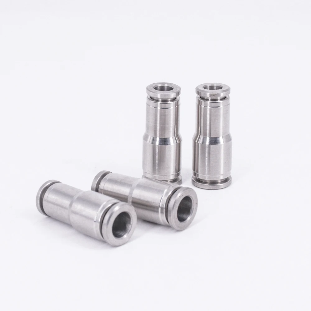 

4/6/8/10/12/14/16mm Reducer Pneumatic 304 Stainless Steel Push In Quick Connector Release Air Fitting Plumbing