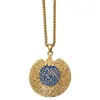 Zkd – collier avec pendentif musulman Allah AYATUL KURSI, bijou cadeau, dieu arabe, Messager ► Photo 1/6