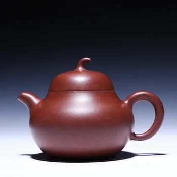 

Sand Pot Famous National Gonggong Wu Jianqiang Handmade Eggmelon Purple Sand Teapot Travel Teaware Gift Customization