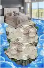PVC boden aufkleber malerei Wandmalereien Den himmel und den blau sky Benutzerdefinierte Foto Boden 3D Wallpaper Moderne Kunst - 3