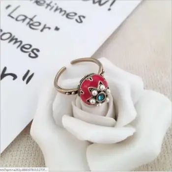 

women Vintage style Epoxy Pop Ring Personality Ring