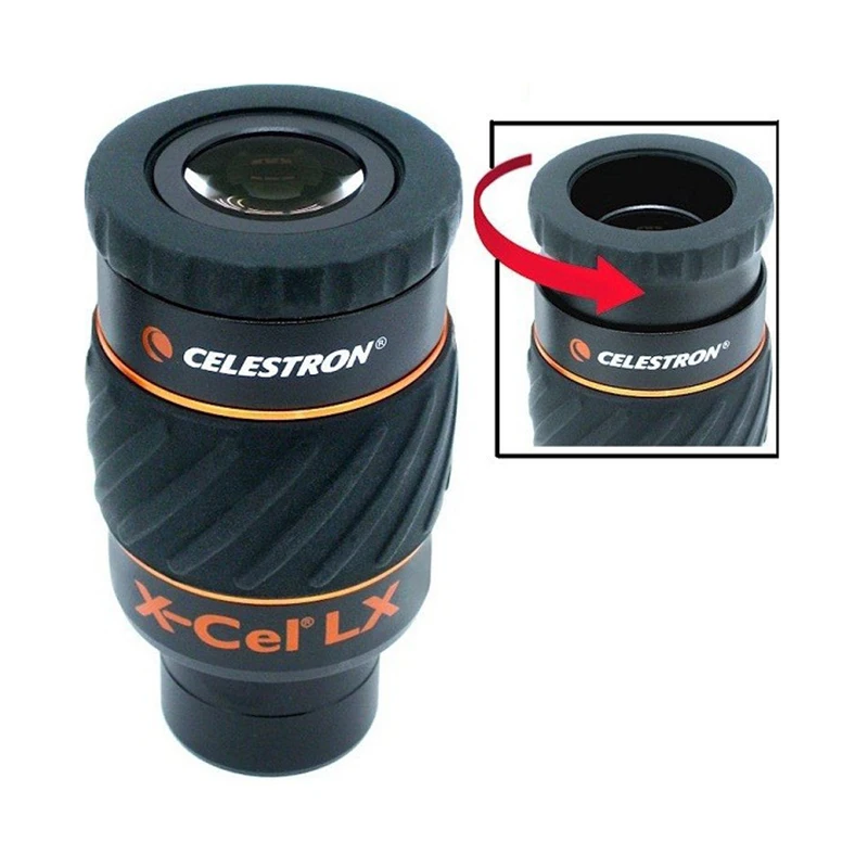 Фото Celestron X-CEL LX окуляры 60 градусов широкоугольный телескопы окуляра аксессуары 2,3 мм, 5 мм, 7 мм, 9 мм, 12 мм, 18 мм, 25 мм №4
