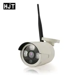 Горячие hjt HD 720 P 1.0MP Беспроводной Wi-Fi IP Камера 3IR ночного видения видеонаблюдения Открытый Металл сети P2P ONVIF 2.1