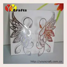 Горячая на заказ лазерная резка MOQ 20 комплектов с быстрой доставкой бумажные Пригласительные открытки