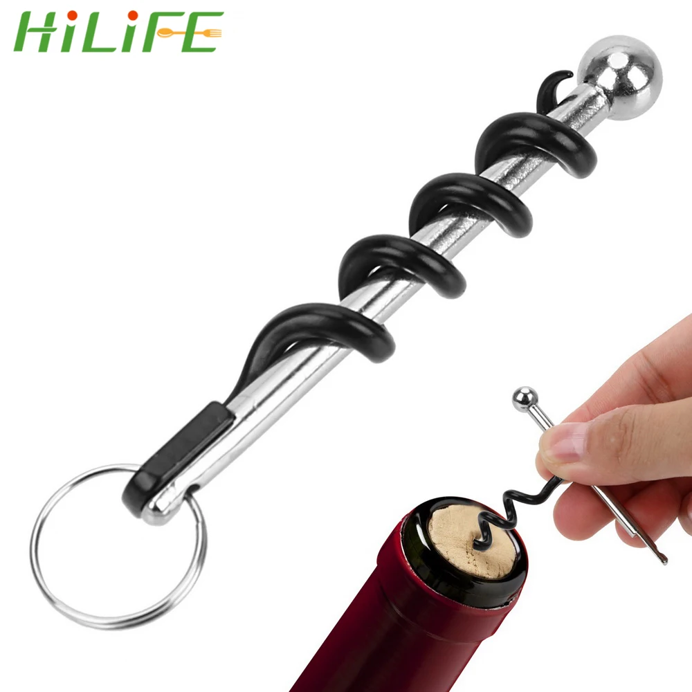 HILIFE открывалка для бутылок вина с кольцом ключей многофункциональный мини