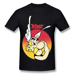 Модный мальчик Астерикс и мультфильм рубашка с круглым вырезом Дизайн футболка горячая Распродажа с короткими рукавами Повседневное