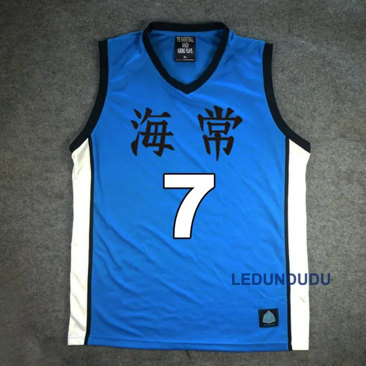 Японское Аниме Kuroko no Basuke Basket Косплей Kaijo школьная форма кисэ рёта для мужчин Джерси Спортивная футболка шорты набор