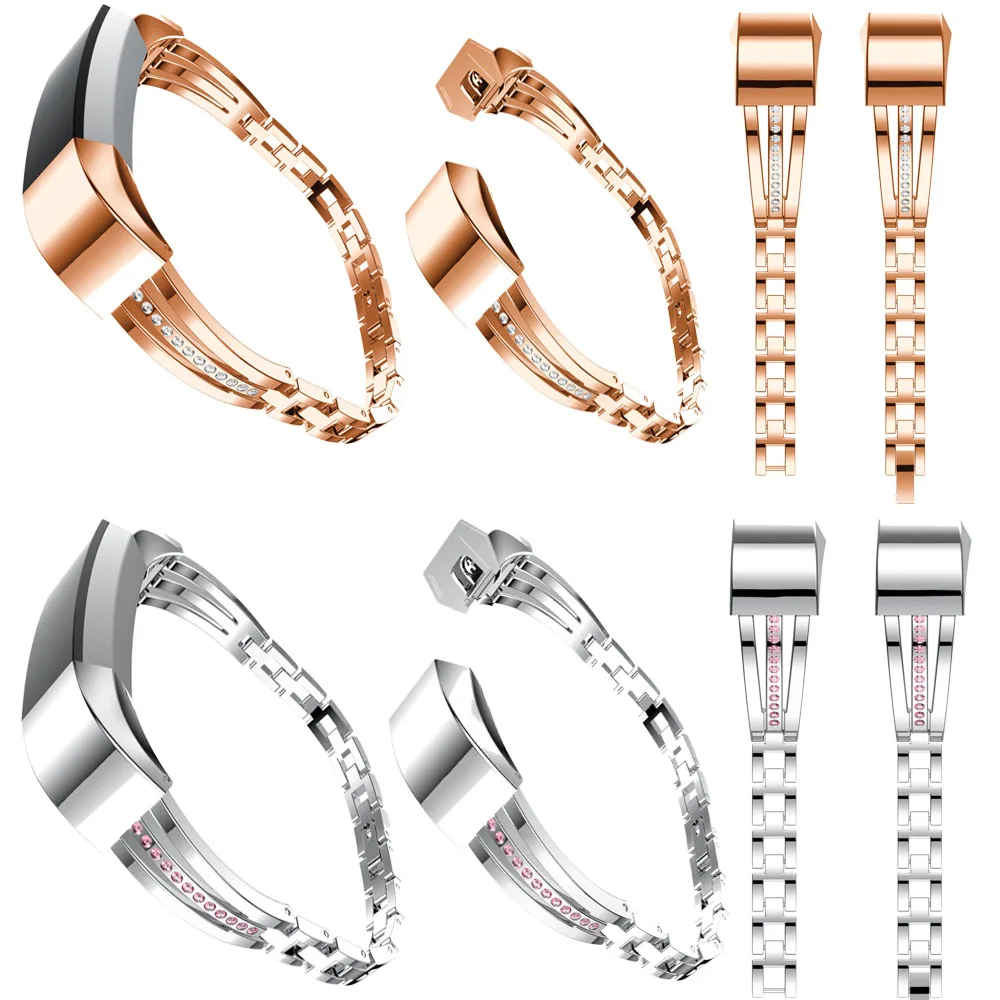 

Oulucci For Fitbit Alta HR/Fitbit Alta Smart Watch stainless Steel Replacement Watch Band Wrist strap