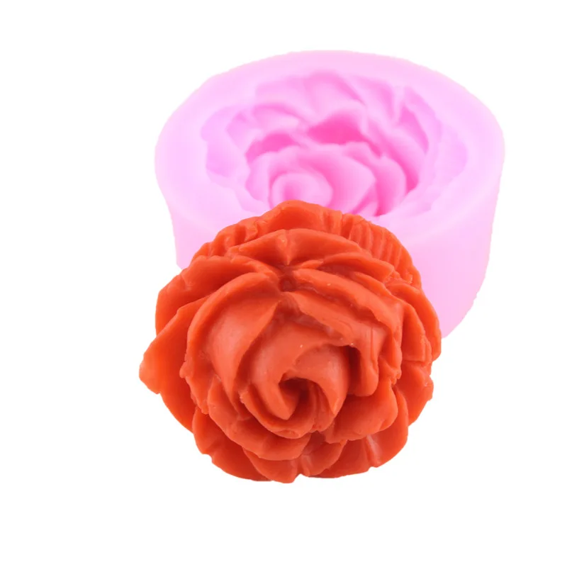 Жидкий силикагель Форма для выпечки Силиконовое ручное мыло инструменты для выпечки украшения торта 3d Мыло с розой силиконовая форма