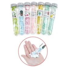 Новинка! Портативное мыло для мытья тела, тестовая трубка конфетти, пенящееся цветочное бумажное мыло, аксессуар для путешествий, Эфирный дезодорант
