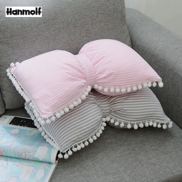Sweet Crown Bowknot Shaped Pillow Sofa Chair Decorative Stuffed Sweet Crown Bowknot Shaped Pillow Sofa Chair Decorative Stuffed Throw Kids Friend Gift