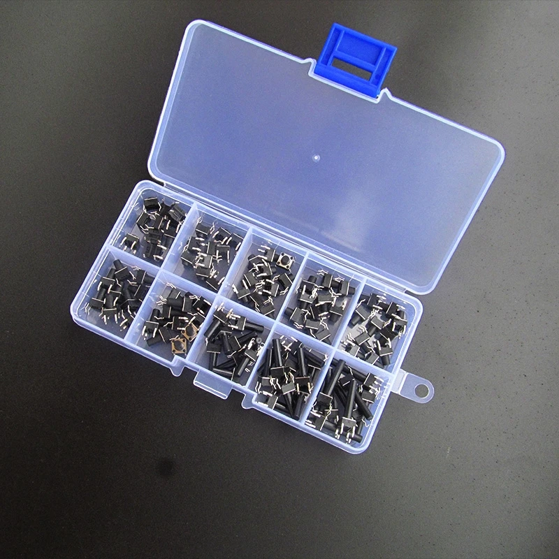 

100pcs 4 feet Tact switch micro switch small switch 6x6