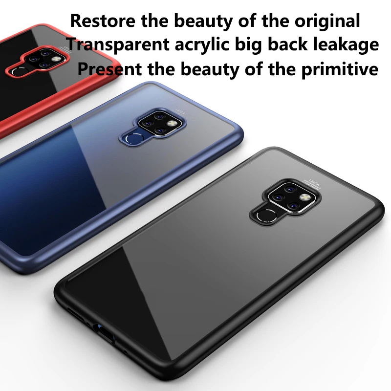 

1Pcs Luxury Mobile Phone Cases for Huawei Mate20/Mate20proTransparent silicone Drop Protection Case