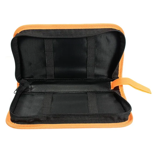 

Yellow Edges Tool Bag Electrician Canvas Repair Soldering Iron Chisel Roll Electrical Tools Utility 26.2x14.5x5cm