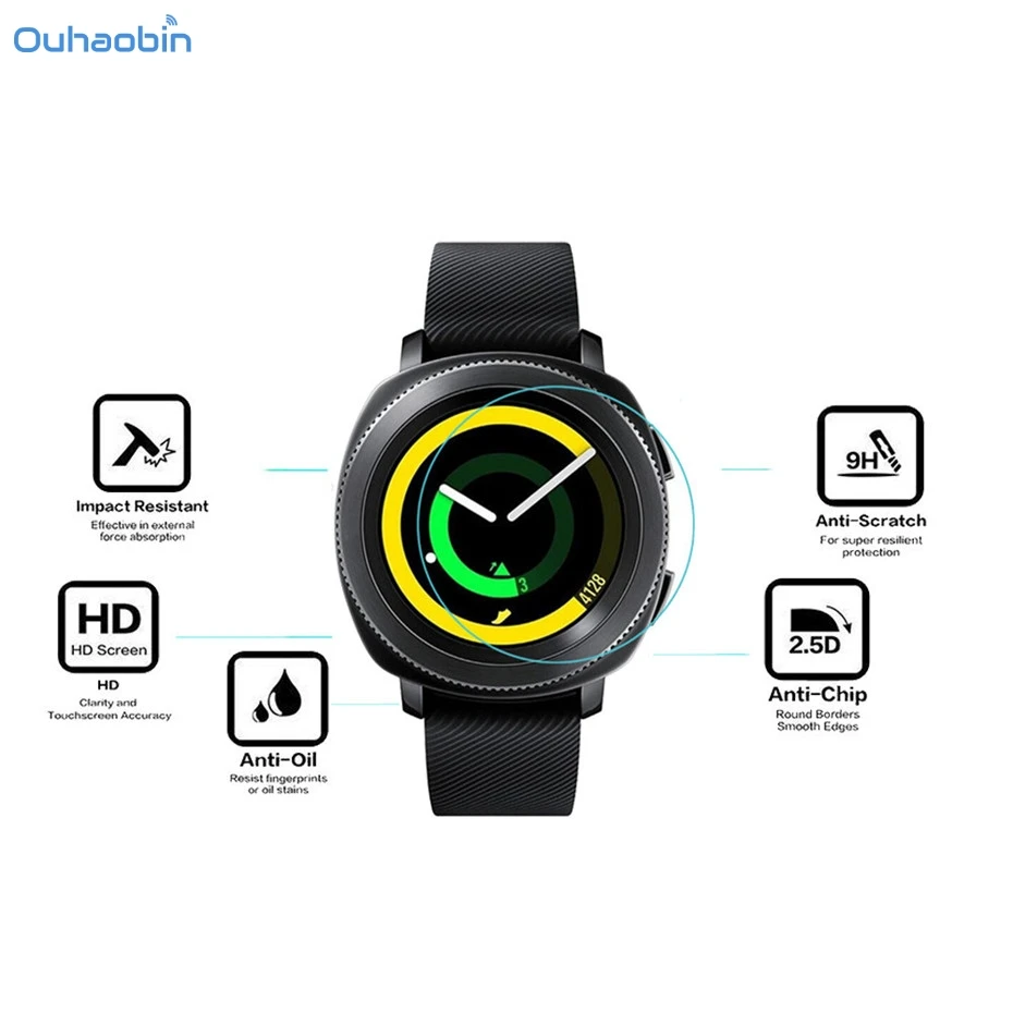 

Ouhaobin Smart Accessories Clear Film Explosion-Proof LCD TPU Full Cover Screen Protector Film For Samsung Gear Sport Nov24