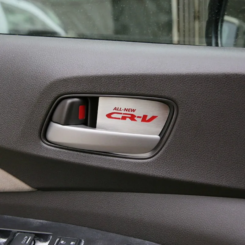 Prix pour 2 couleurs en acier inoxydable intérieur intérieur poignée de porte cover version pour honda cr-v 2012 2013 2014 2015 année Prix pour 2 couleurs en acier inoxydable intérieur intérieur poignée de porte cover version pour honda cr-v 2012 2013 2014 2015 année