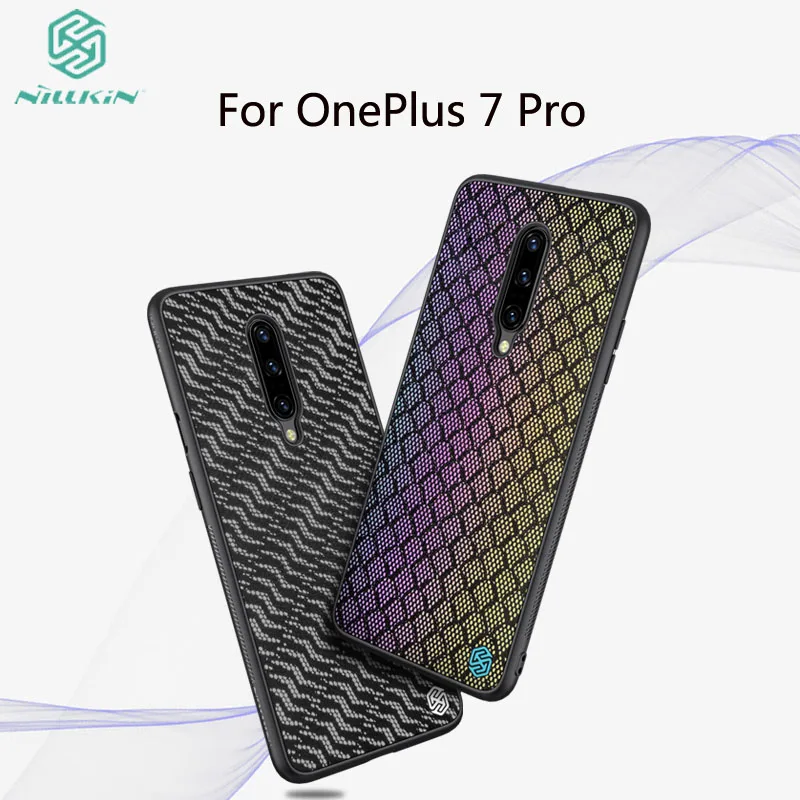 

For OnePlus 7 Pro Case Nillkin Twinkle Cases For OnePlus 7 Pro Back Cover Coque Capas PC Hard Case