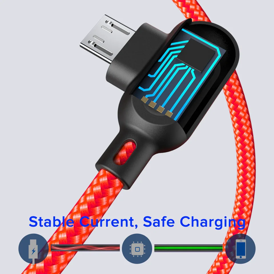 2.4A Micro USB кабель для быстрой зарядки и синхронизации данных Kable Android мобильный телефон шнур для huawei samsung Xiaomi LG Oneplus MicroUSB провод