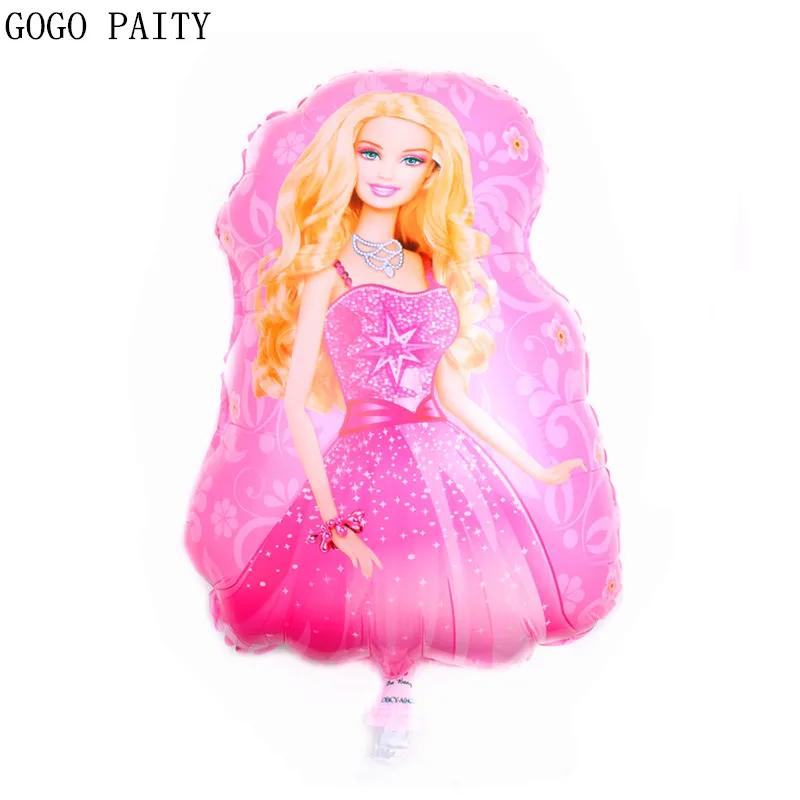 

GOGO PAITY Free Shipping New Cartoon Princess Aluminum Film Balloon Baby Birthday Party Layout Decorated Self Seal Balloon