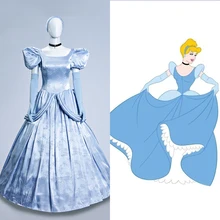 Princess Cinderella Dress Customized Cinderella Cosplay Costume Adult Women Halloween Cinderella Party Dress kara lennox sassy cinderella
