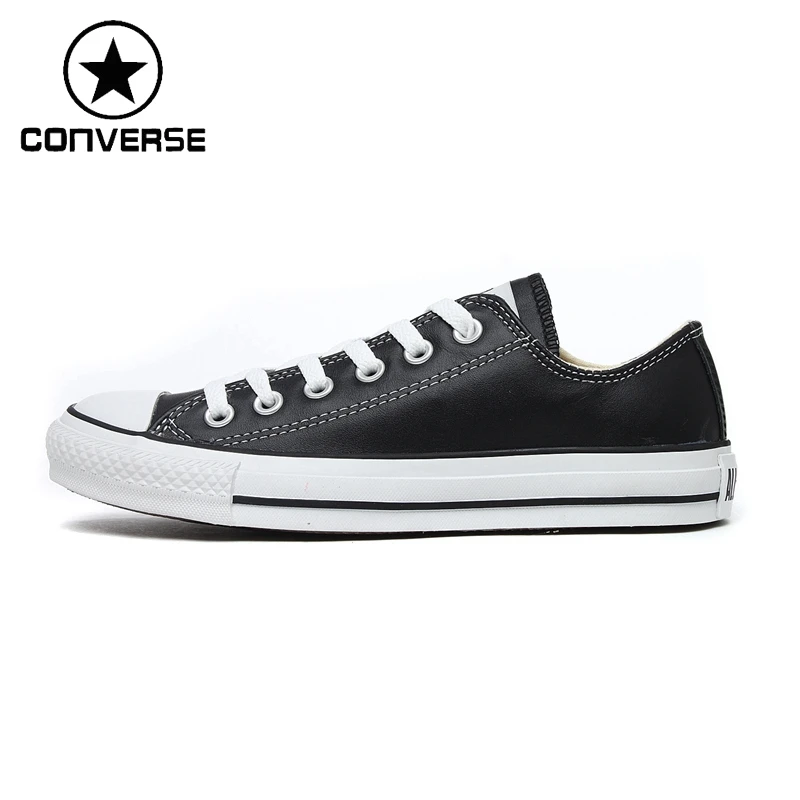 Оригинальные Converse мужской классический кожаный Скейтбординг обувь низкий Топ Sneakser
