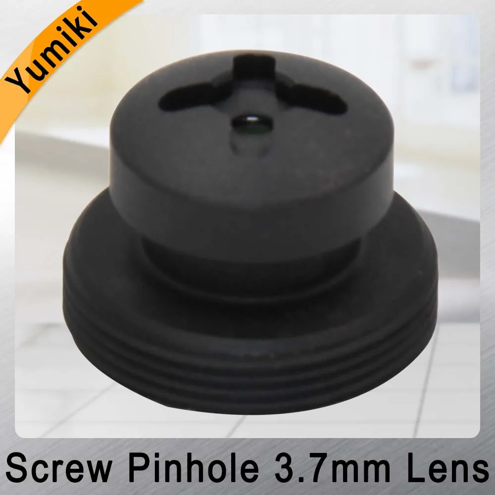 

Yumiki 3.7mm lens Black color Screw lens Board lens M12 LENS FOR CCTV Security Camera