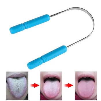 

1 Pcs Professional Tongue Scraper Cleaner Scraper Dental Care Oral Hygiene Care Mouth Cleaner Toothbrushes Tools