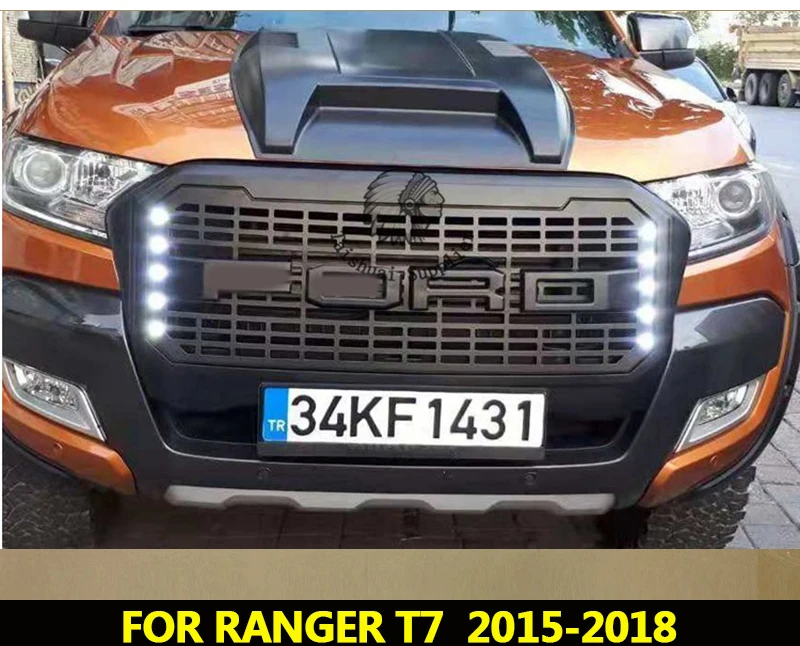 

Racing grills grille black grill trims for Ranger wildtrak T7 txl pickup 2015-2018