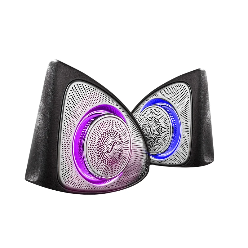 Us 146 19 27 Off Car Interior 64 Colors Led Ambient Light 3d Rotary Tweeter Speaker Burmester For 2019 Mercedes Benz C Class 809 Facelift 2019 In