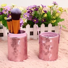 Pro 1Pcs Empty Makeup Brushes Kits Leather Cup Holder Comestic Brushes Organizer Case 8 Style To Choose 2016 New Arrivals