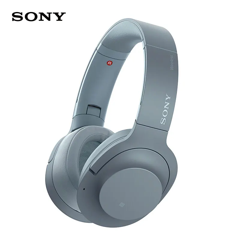 Sony bluetooth-гарнитура, наушники, беспроводные наушники, WH-H900N, громкость, с микрофоном, управление для Galaxy Note 8, XiaoMI Hua Wei - Цвет: Blue