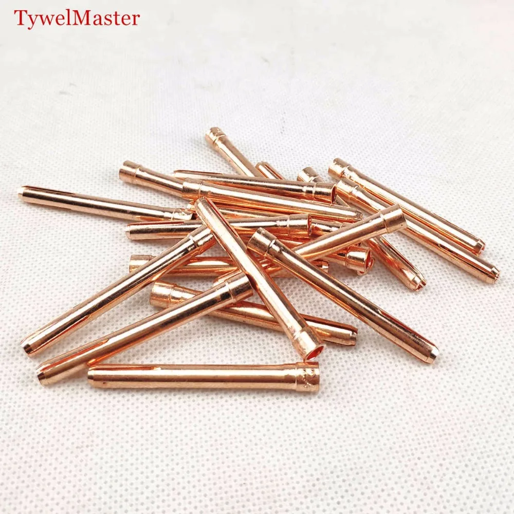 15pcs Argon Welding TIG Torch Consumable 1.0mm 1.6mm 2.0mm 2.4mm 3.0mm 3.2mm TIG Tungsten Electrode Collet 15pcs Argon Welding TIG Torch Consumable 1.0mm 1.6mm 2.0mm 2.4mm 3.0mm 3.2mm TIG Tungsten Electrode Collet