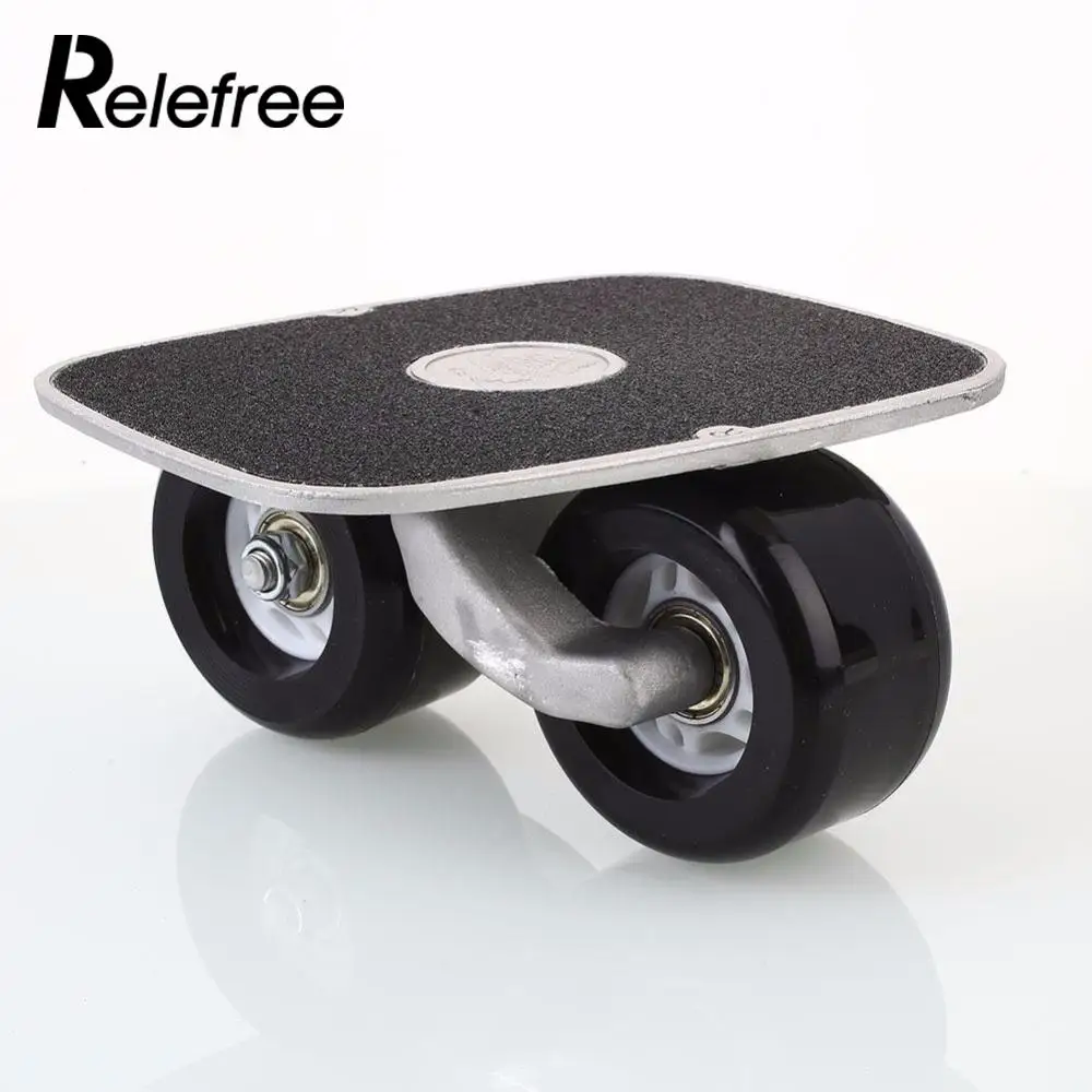 

Relefree 2017 Hot 1 Pair Portable Drift Board Skates Skating Skateboard Freeline Roller Road Anti-skid Skateboard Sports