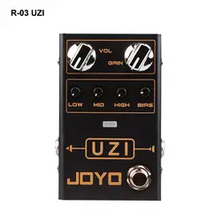 JOYO R-03 УЗИ тяжелая металлическая гитара процессор эффектов высокого усиления Американский британский искажение Электрогитары моноблок