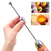Stainless Steel Cutter scissor tijera Convenient Boiled Topper Egg shell Clipper Opener Cooked Tool Cracker Snipper Egg Kitchen 1