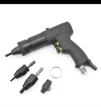 

Pneumatic Rivet Nut Gun Riveter Machine With M6/8/10 Nozzles HG-0610