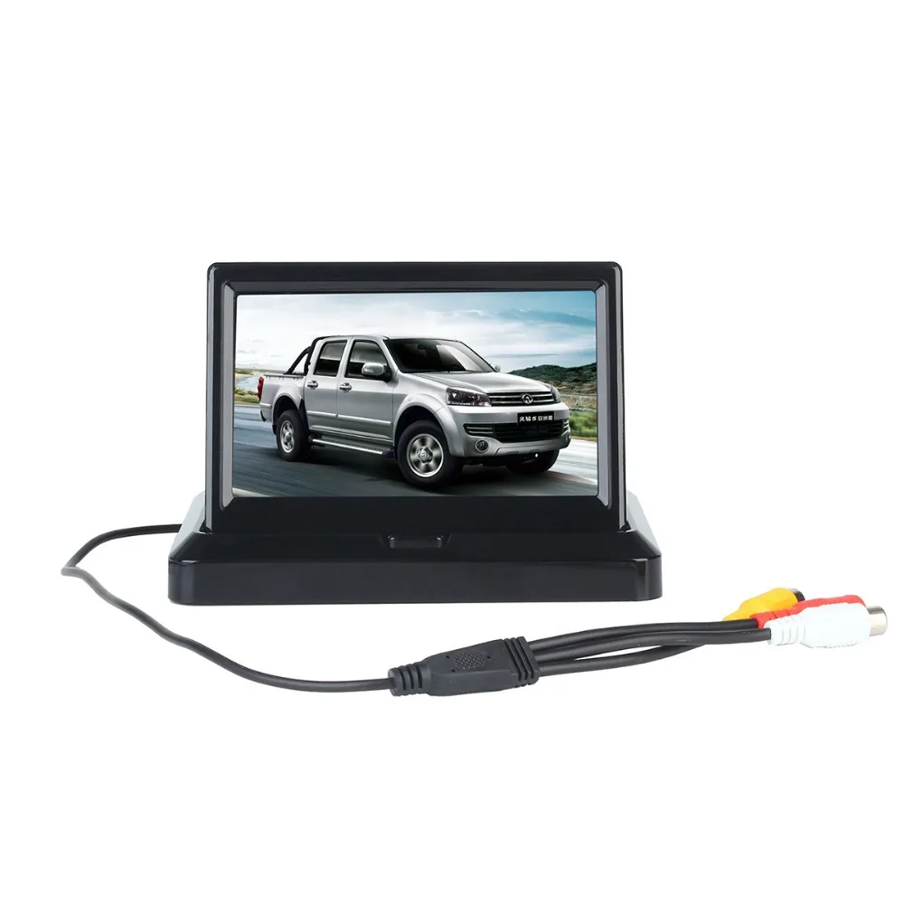 5 дюймов HD (800*480) складной TFT lcd 16:9 цифровой дисплей экран автомобиля заднего вида