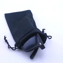 8,5*16,5 см из черной Микрофибры Солнцезащитные Очки es Чехол для очков очки Стекло Ткань сумка мешок 50 шт/партия очки под заказ сумка