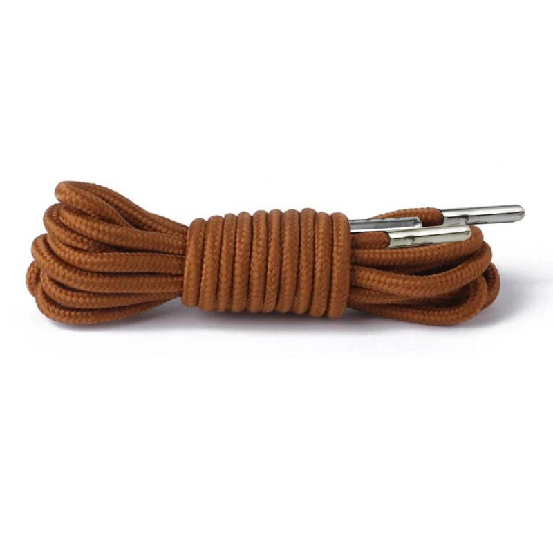 1 Pair Men Climbing Sports Shoes High Outdoor Basketball Rope Shoes Thick Round Lace Tooling Martin Boots High-grade Metal Head